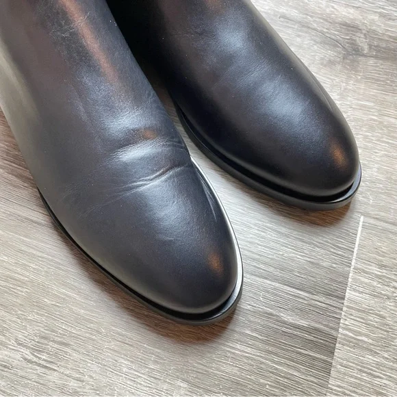Everlane The New Modern Chelsea Boot Black Leather Pull On Bootie Size 9 - Picture 9 of 15
